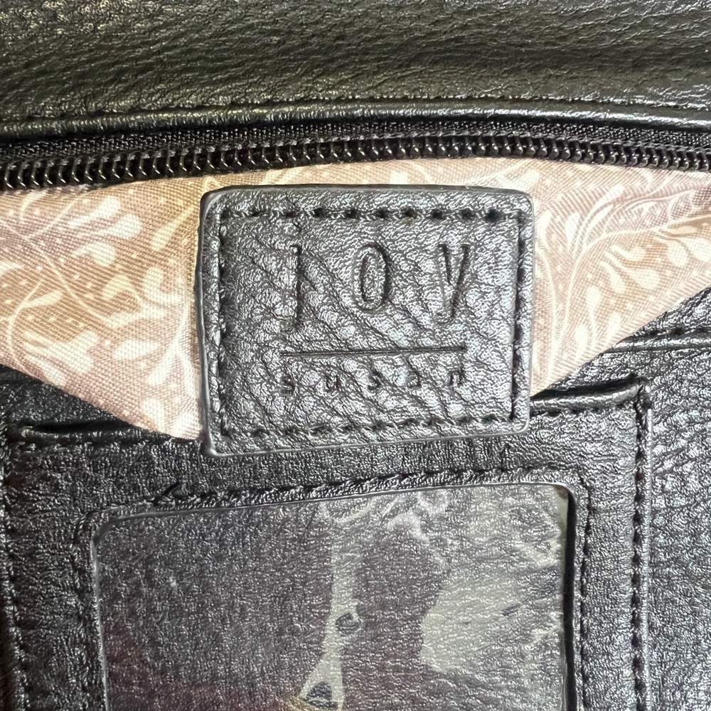 NWOT Joy Susan Kate Wristlet/Clutch/WalletIn In Black Made Of Vegan Leather - Picture 6 of 10